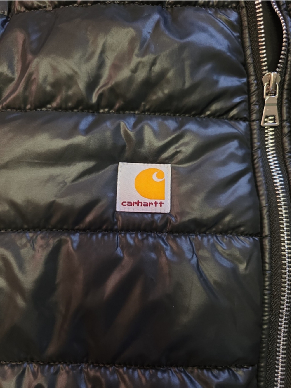 Black Carhartt Puffer Coat Jacket size XL - Picture 2 of 3
